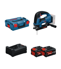 Scie sauteuse EXPERT EXST18V-155B + 2 Batteries EXPERT 5,5 Ah + 1 Chargeur GAL 12V/18V-80 BOSCH