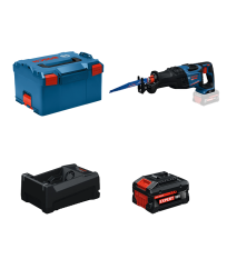 Scie sabre EXSAB 18V-32 + 1 Batterie EXPERT 5,5 Ah + 1 Chargeur GAL 12V/18V-80 BOSCH