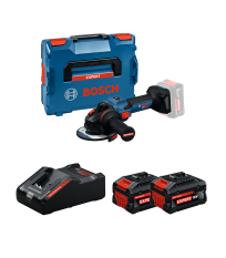Meuleuse Ø125 mm EXPERT EXWS18V-15S + 2 Batteries EXPERT 8 Ah + 1 Chargeur EXAL18V-160 BOSCH
