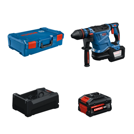 Perforateur SDS Plus EXPERT EXBH18V-32F + 1 Batterie EXPERT 5,5 Ah + 1 Chargeur GAL 12V/18V-80 BOSCH