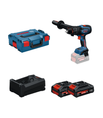 Perceuse visseuse à percussions EXPERT EXSB 18V-150 + 2 Batteries EXPERT 4 Ah + 1 Chargeur GAL 12V/18V-80 BOSCH