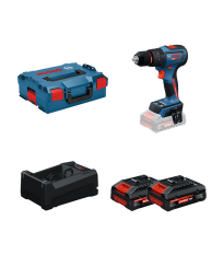 Perceuse visseuse à percussion EXPERT EXSB18V-90 + 2 Batteries EXPERT 4 Ah + 1 Chargeur GAL 12V/18V-80 BOSCH