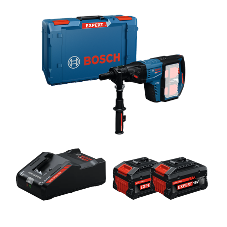 Carotteuse 2x 18V EXPERT EXDB18V2-180 + 2 Batteries EXPERT 8 Ah + 1 Chargeur EXAL18V-160 BOSCH