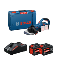 Meuleuse / Disqueuse Ø230 mm EXPERT EXWS 18V2-230 P + 2 Batteries EXPERT 15 Ah + 1 Chargeur EXAL18V-160  BOSCH