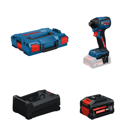 Visseuse à chocs EXPERT EXDR18V-230 + 1 Batterie EXPERT 5,5 Ah + 1 Chargeur GAL 12V/18V-80 BOSCH