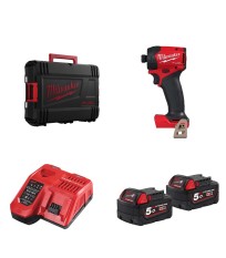 Visseuse à chocs hydraulique 18V M18 FIDRQ-0X + 2 batteries 5 Ah + chargeur M12-18 FC MILWAUKEE