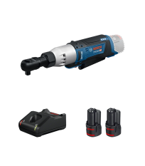 Clé à cliquet GRC 12V-60 3/8 SN + 2 batteries 12V 3 Ah + chargeur GAL 12V-40 BOSCH