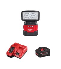 Projecteur de chantier M18 URSL-0 + 1 batterie HB 8 Ah + chargeur M12-18 FC MILWAUKEE