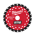 Lame de scie circulaire démolition Ø190 mm 24 dents MILWAUKEE