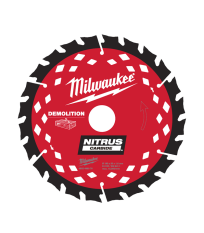 Lame de scie circulaire démolition Ø190 mm 24 dents MILWAUKEE