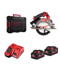 Scie circulaire Ø165 mm 18V M18 FCSDC165-0C + 2 batteries HB 5,5 Ah + chargeur M12-18 FC MILWAUKEE