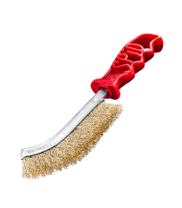 Brosse métallique convexe manche plastique SITBRUSH