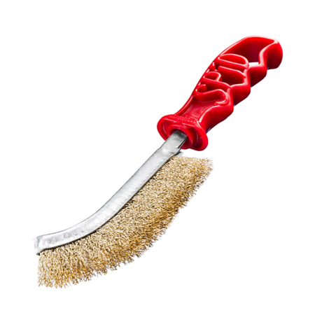 Brosse métallique convexe manche plastique SITBRUSH