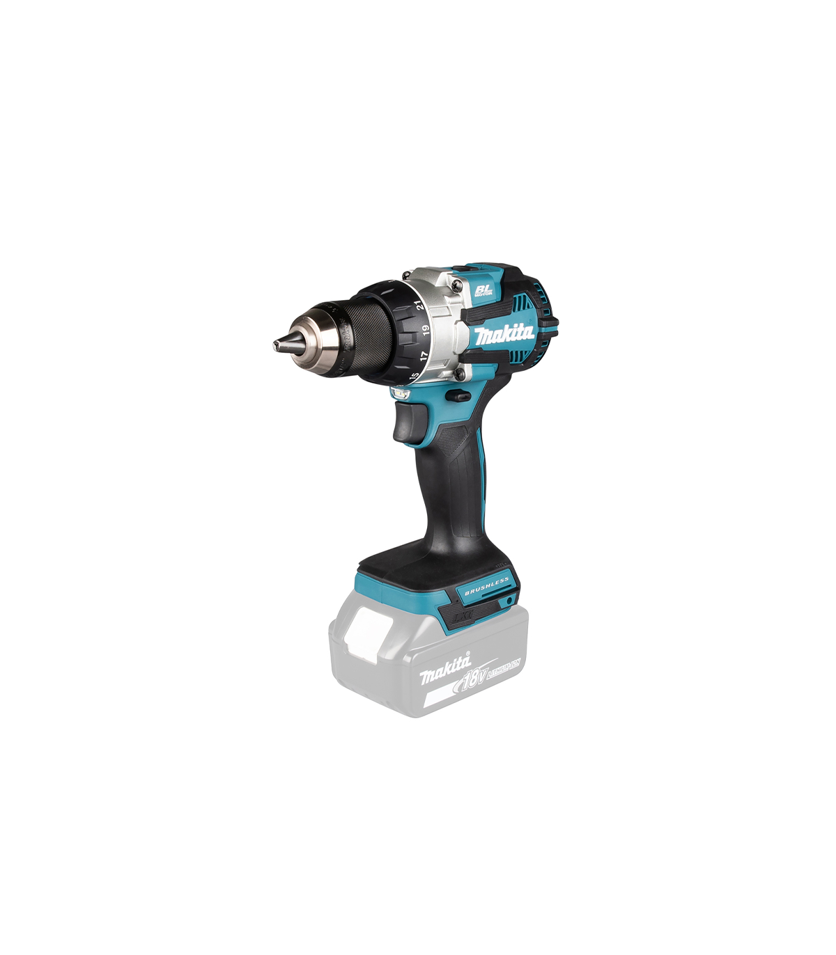 Pack de 4 machines 18V DLX4196JX1 (DGA504 + DDF489Z + DHR243 + DTD173) MAKITA