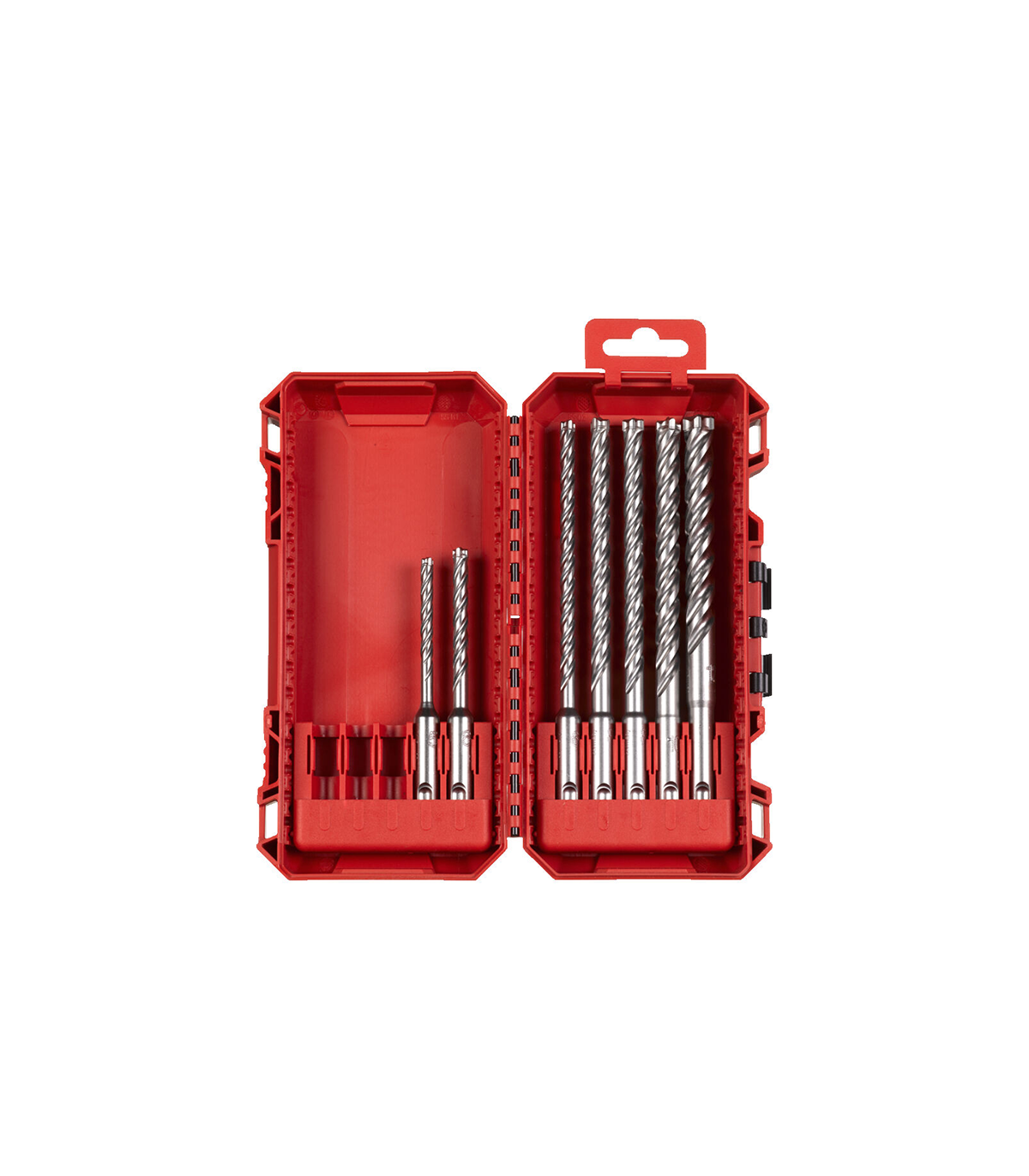 Coffret de 7 forets à béton SDS-Plus 4 taillants Ø5-12mm MILWAUKEE