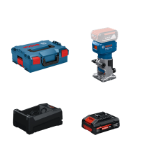 Affleureuse GLF 18V-8 + 1 Batterie EXPERT 4 Ah + 1 Chargeur GAL 12V/18V-80 BOSCH