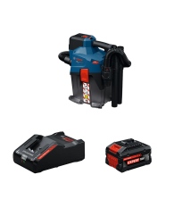 Aspirateur à batterie eau et poussière GAS 18V-6LS + 1 Batterie EXPERT 8 Ah + 1 Chargeur EXAL18V-160 BOSCH