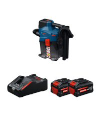 Aspirateur à batterie eau et poussière GAS 18V-6LS + 2 Batteries EXPERT 8 Ah + 1 Chargeur EXAL18V-160 BOSCH