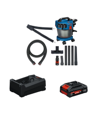 Aspirateur sans fil GAS 18V-10L + 1 Batterie EXPERT 4 Ah + 1 Chargeur GAL 12V/18V-80 BOSCH