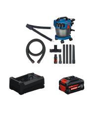 Aspirateur sans fil GAS 18V-10L + 1 Batterie EXPERT 5,5 Ah + 1 Chargeur GAL 12V/18V-80 BOSCH