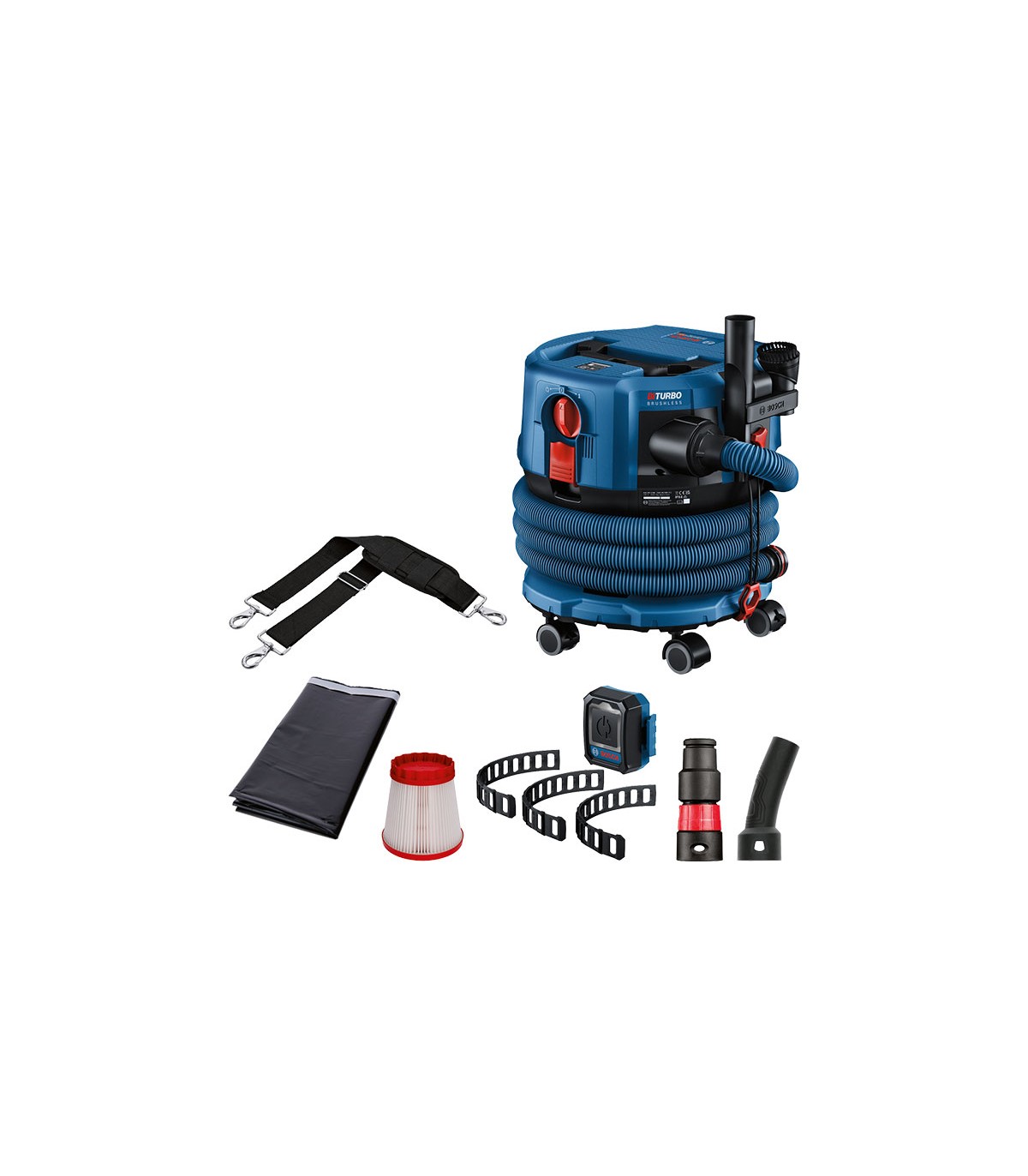 Aspirateur GAS 18V-12 MC + 1 batterie Procore 18V 5,5 Ah + 1 chargeur GAL 1880 CV BOSCH