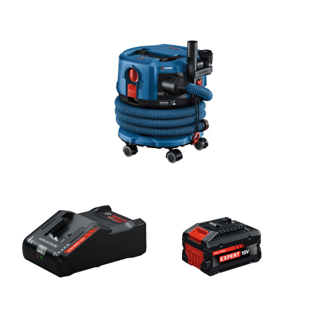Aspirateur GAS 18V-12 MC + 1 Batterie EXPERT 8 Ah + 1 Chargeur EXAL18V-160 BOSCH