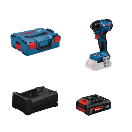 Visseuse à chocs GDR 18V-220 C  + 1 Batterie EXPERT 4 Ah + 1 Chargeur GAL 12V/18V-80 BOSCH