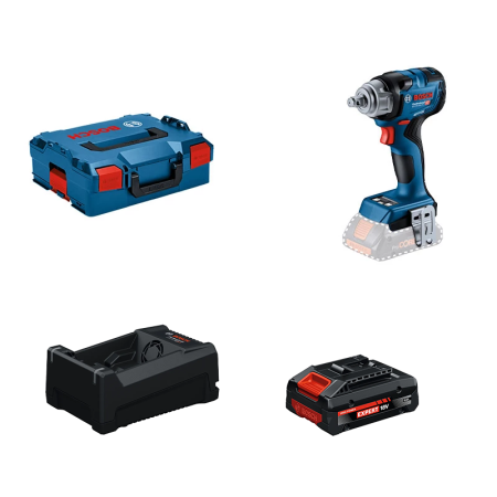Boulonneuse GDS 18V-330 HC + 1 Batterie EXPERT 4 Ah + 1 Chargeur GAL 12V/18V-80 BOSCH