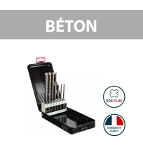 Coffret de 7 forets béton SDS PLUS ROCKFASTER DIAGER