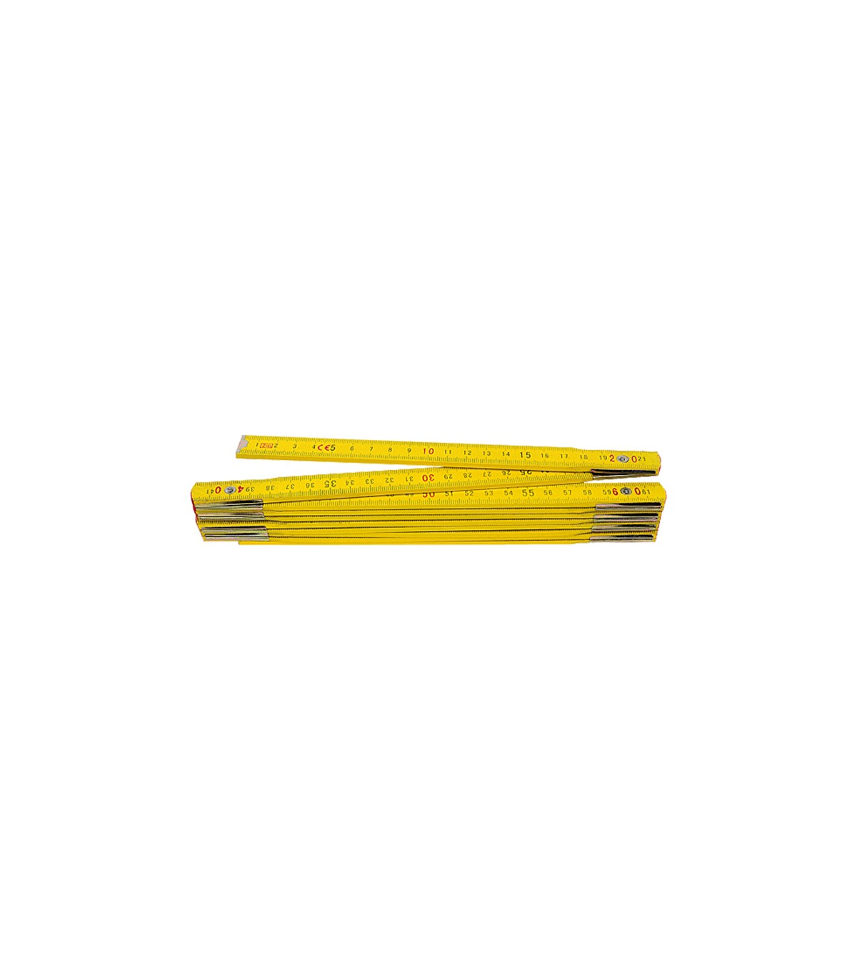 Mesure pliante bois jaune 2m WILMART