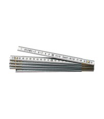 Mesure pliante aluminium noir 2m WILMART