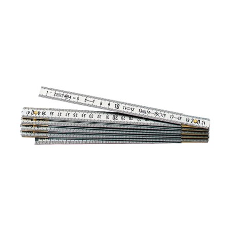 Mesure pliante aluminium noir 2m WILMART