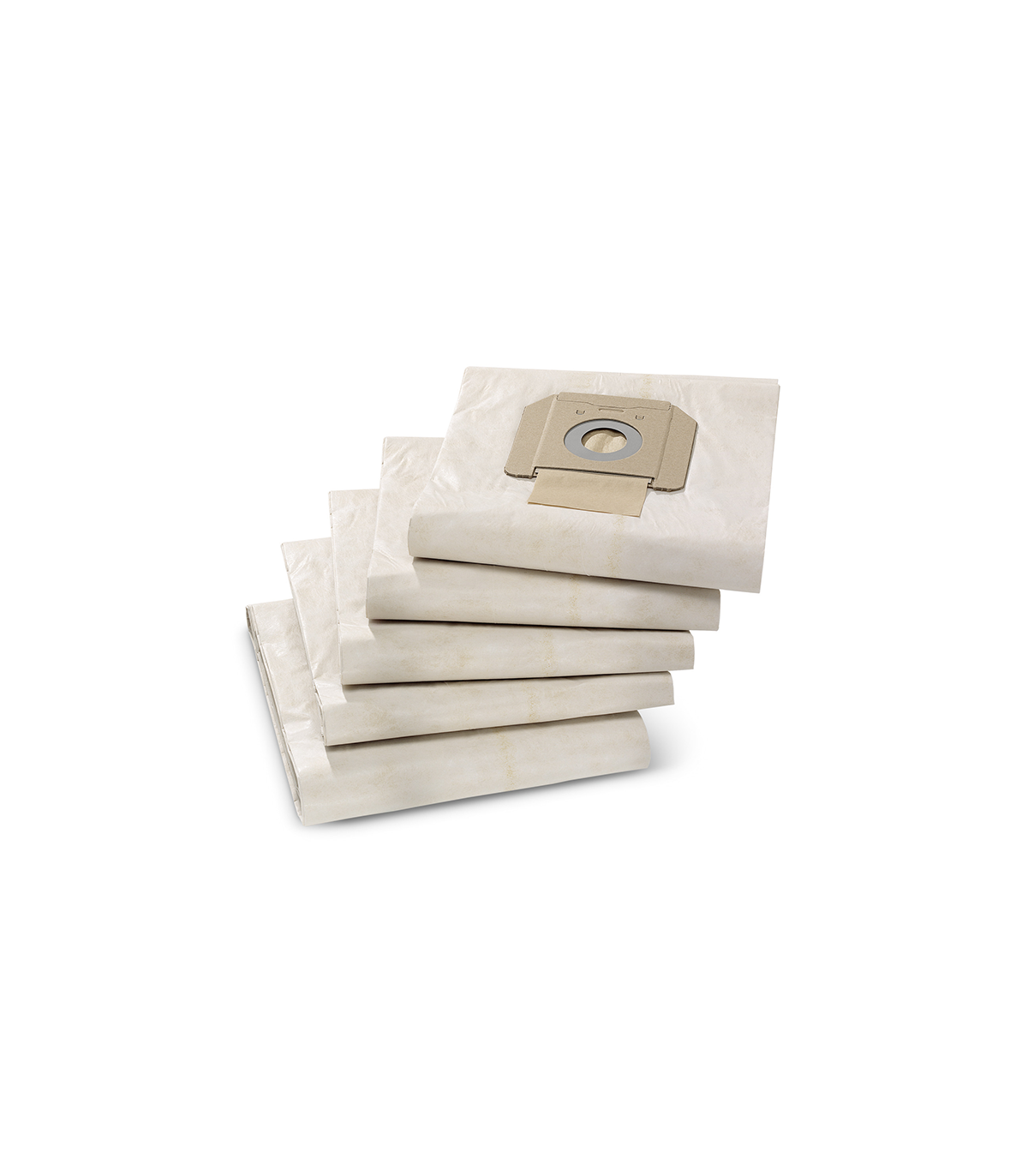 Lot de 5 Sacs filtrants papier 3 couches pour aspirateur KARCHER