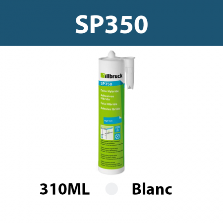 Colle hybride High Tack "SP350" Blanc 310ML ILLBRUCK