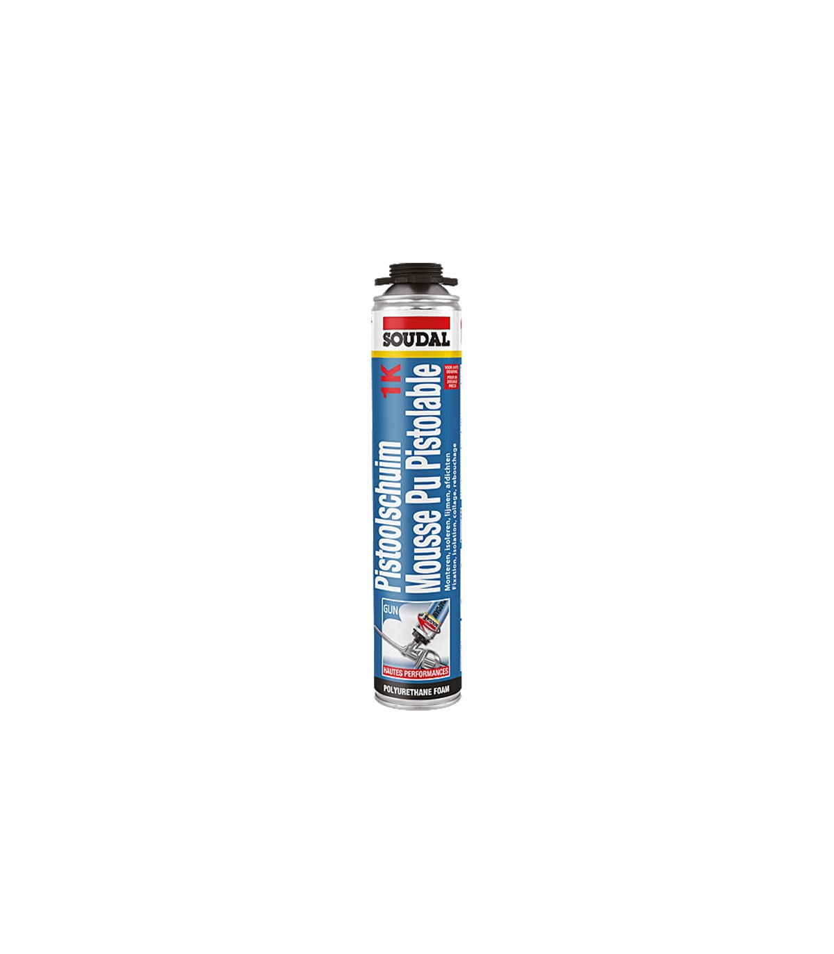 Mousse polyuréthane expansive pistolable SOUDAL