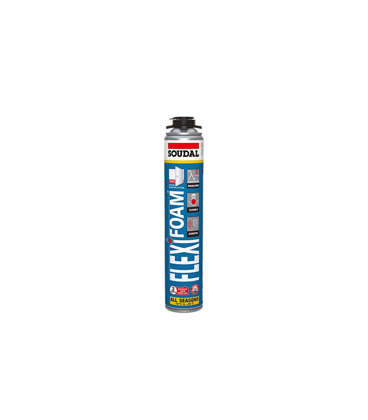 Mousse polyuréthane Gun-Vis pistolable SOUDAL