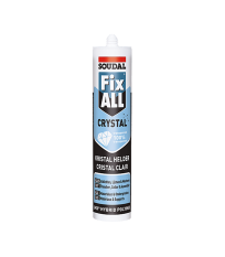 Colle polymère et hybride SMX Fix All Crystal Transparent 290ml SOUDAL
