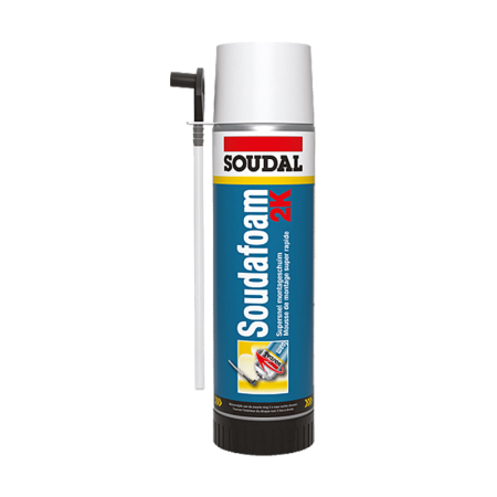 Mousse PU expansive bi-composant Soudafoam 2K 400ml SOUDAL