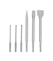 Coffret 3 forets + 3 outils burinage SDS-PLUS MAKITA