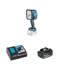 Lampe torche 14,4/18 V DEBDML812 + 1 batterie BL1830B 18V 3 Ah + chargeur rapide DC18RC MAKITA
