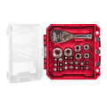 Coffret 25 pièces clé à cliquet compact 1/4" MILWAUKEE