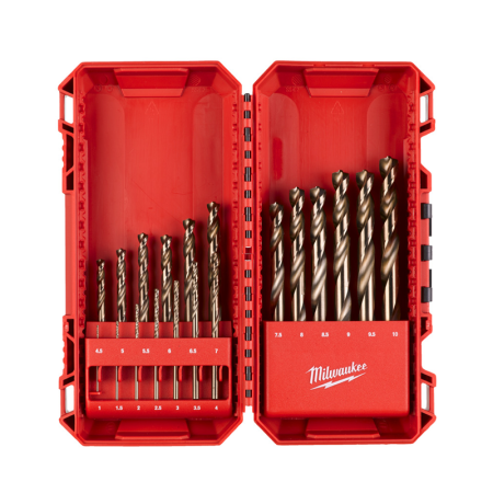 Coffret de 19 forets métaux HSS COBALT MILWAUKEE