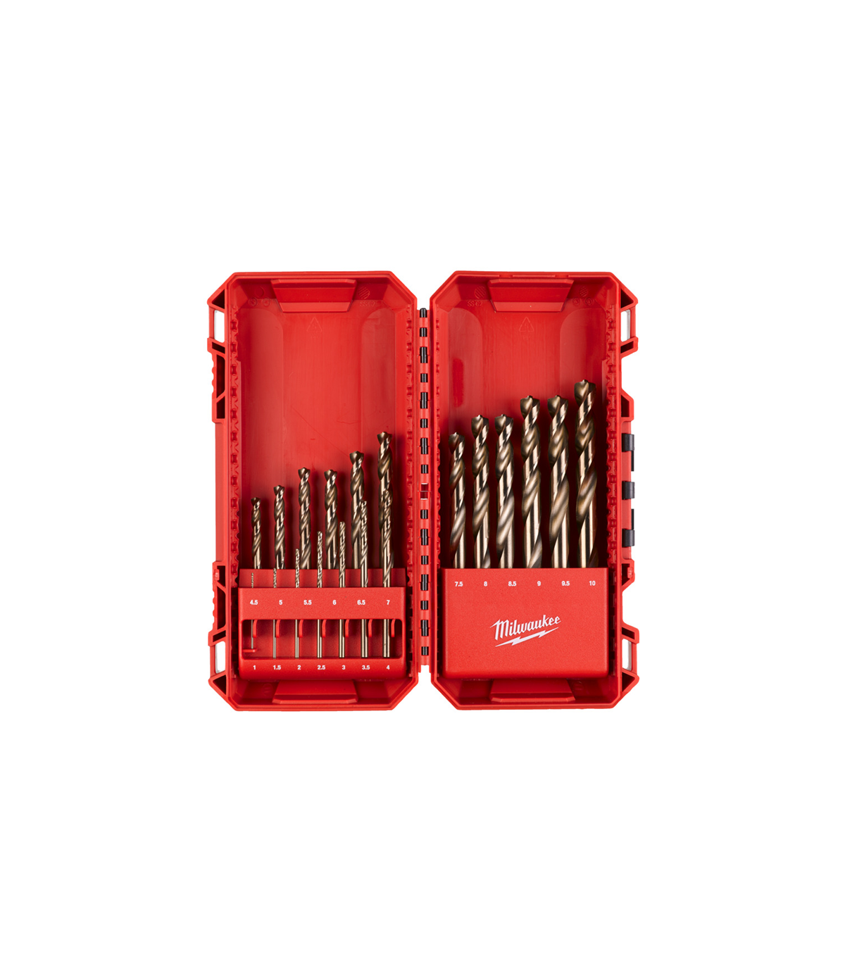 Coffret de 19 forets métaux HSS COBALT MILWAUKEE
