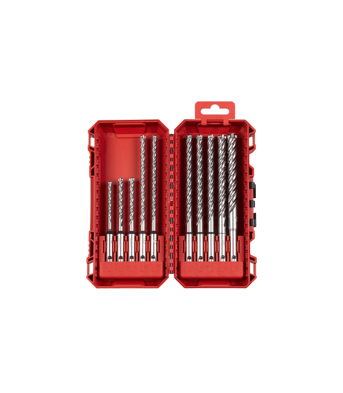 Coffret de 10 forets béton MX4 4 taillants SDS-Plus Ø5-12mm MILWAUKEE