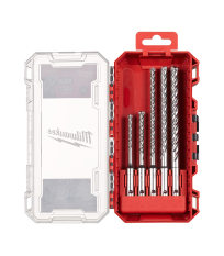 Coffret de 5 forets béton MX4 4 taillants SDS-Plus Ø5-10mm MILWAUKEE