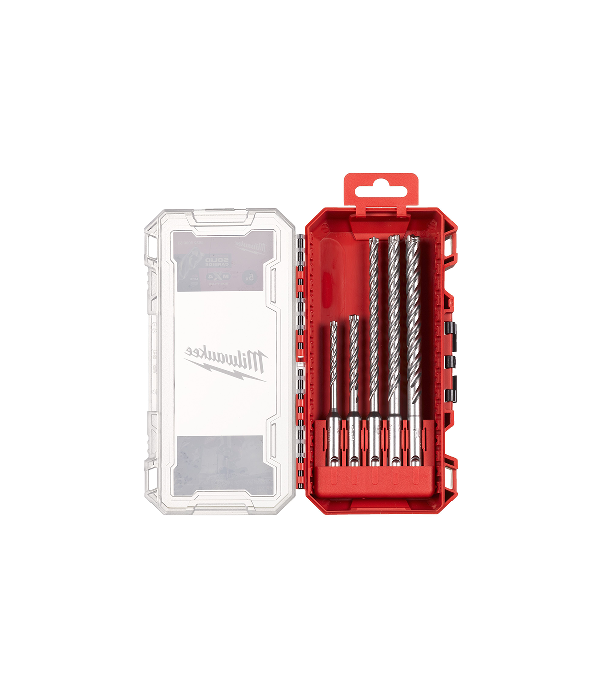 Coffret de 5 forets béton MX4 4 taillants SDS-Plus Ø5-10mm MILWAUKEE