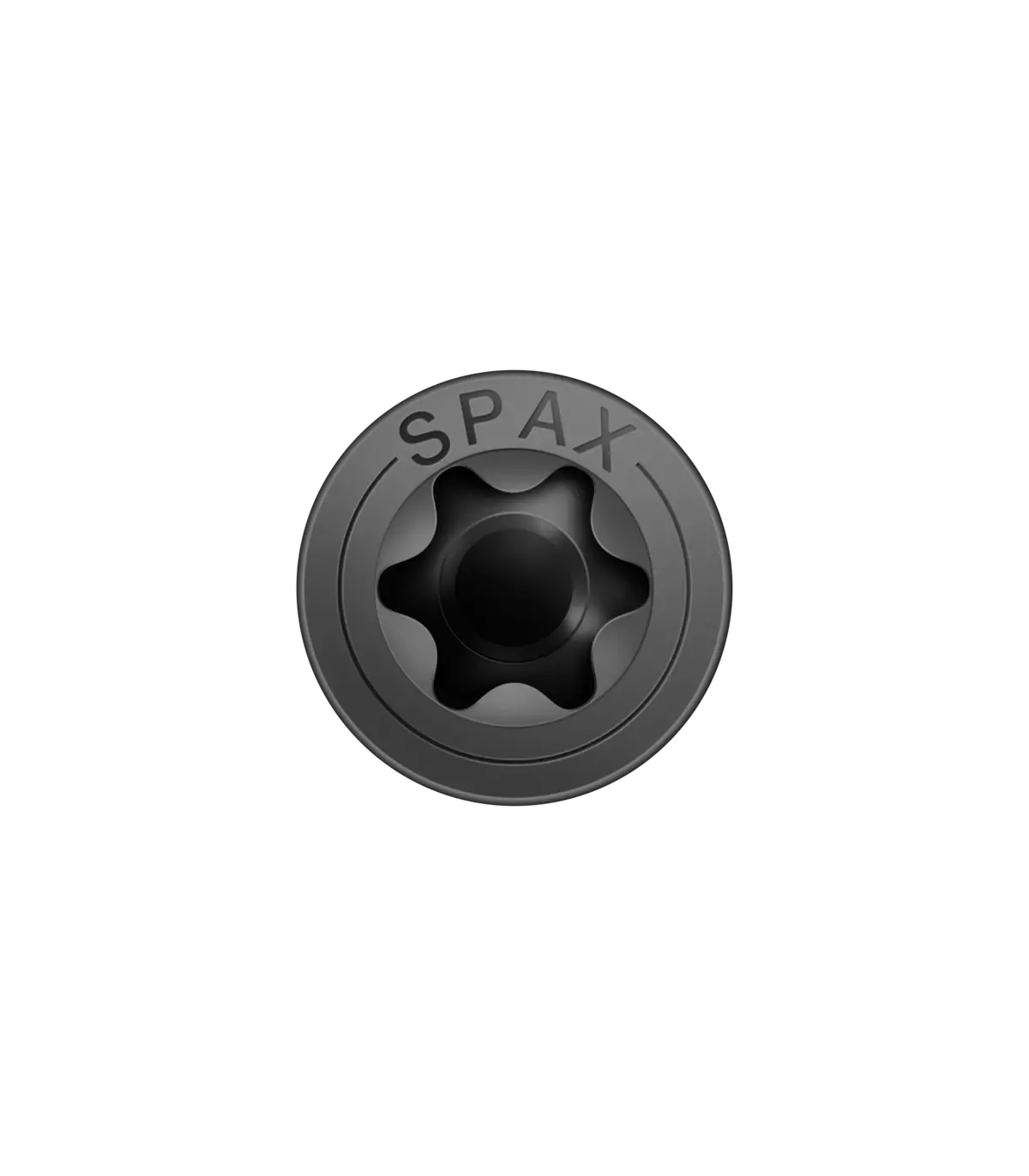 Vis à bois tête fraisée Torx acier noir SPAX