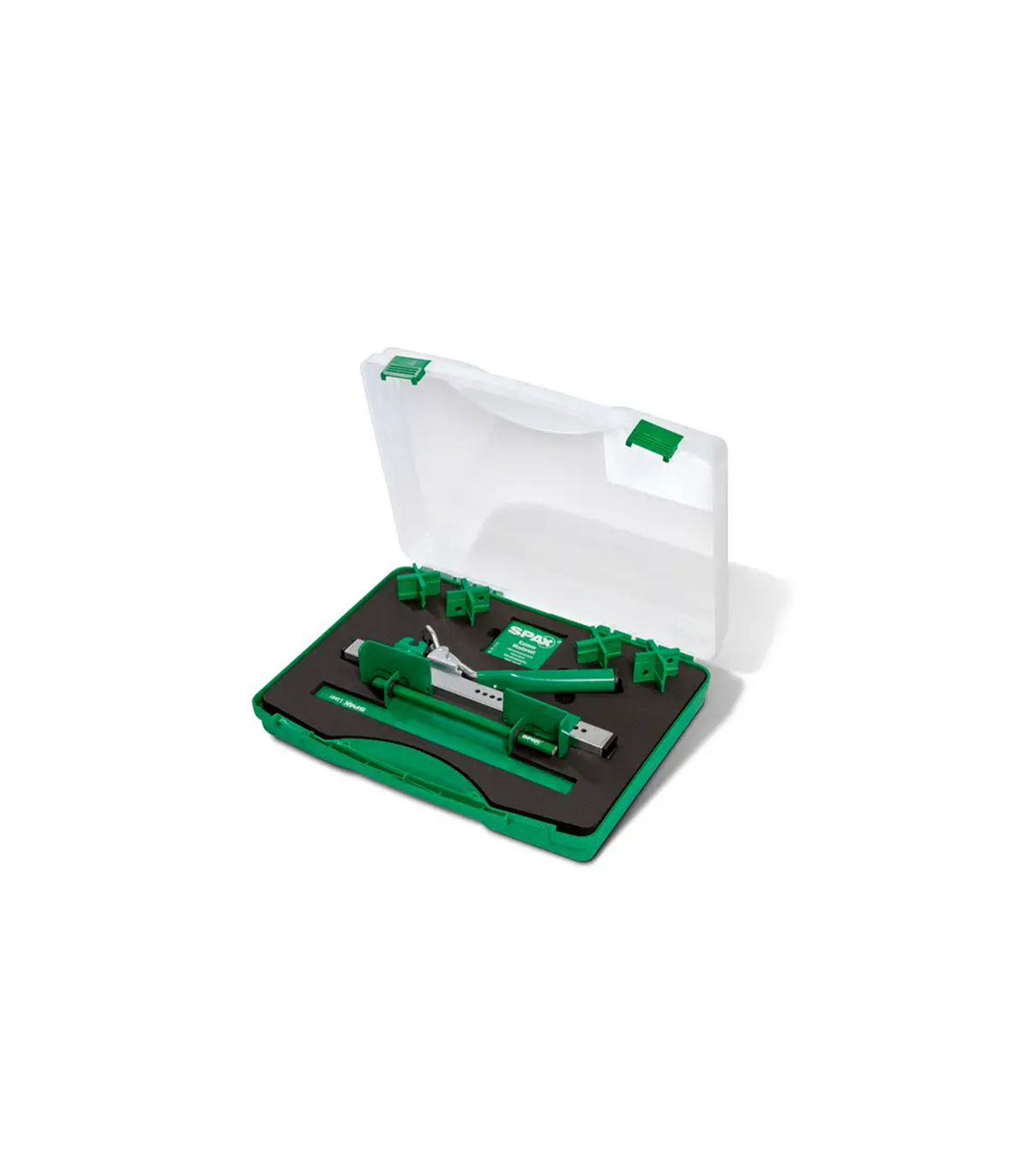 Coffret redresseur et espaceur de lame pour terrasse SPAX