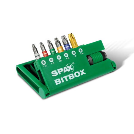 Coffret embout de vissage 7 pièces BITbox SPAX