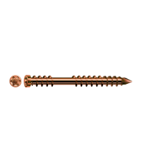 Vis de terrasse tête cylindrique Torx inox A2 antique 50 mm SPAX